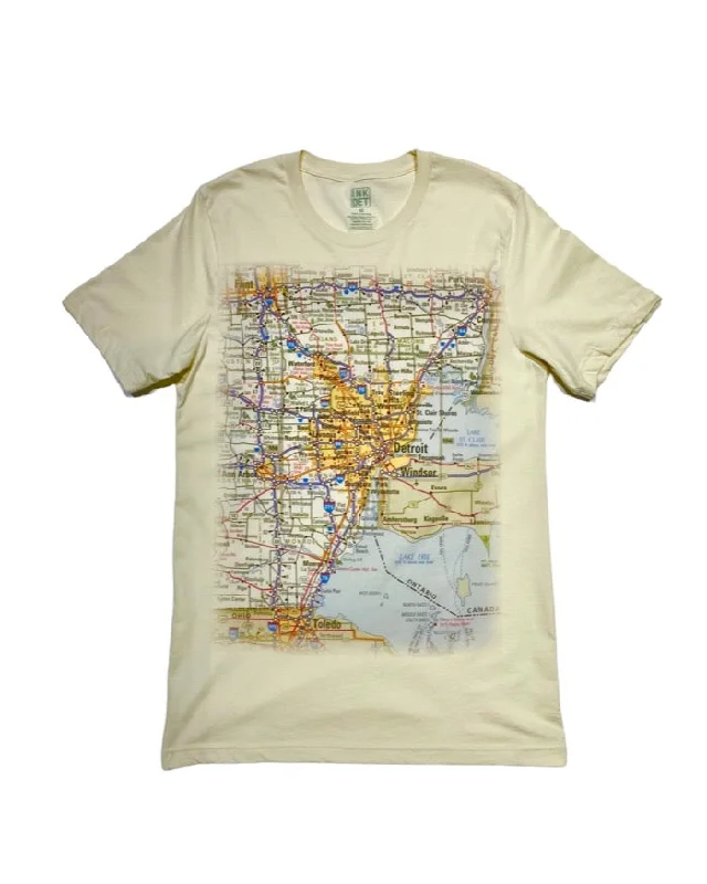 Ink Detroit - Metro Detroit Area T-Shirt - Naturally