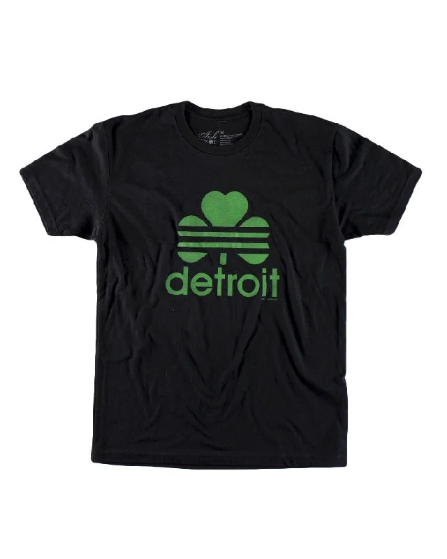 Ink Detroit Retro Cloverleaf T-Shirt - Black