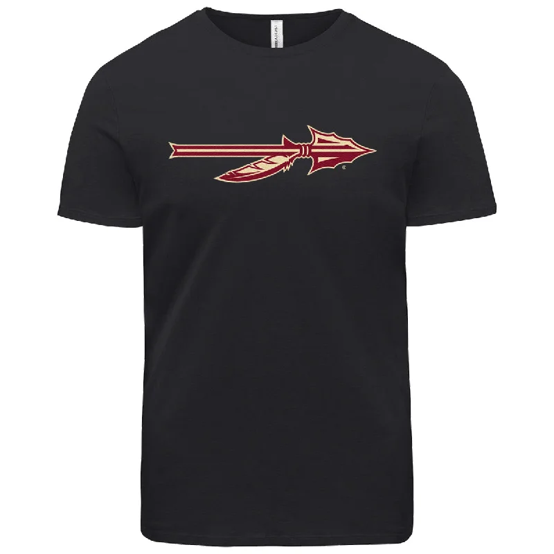 Ragz Adult/Unisex Spear Logo Short Sleeve T-shirt - Black