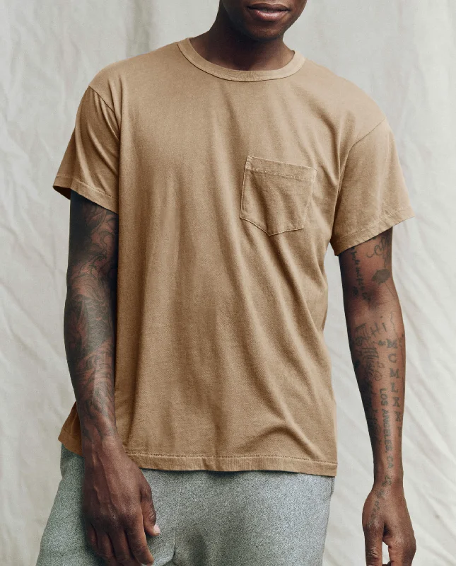 The Men's Pocket Tee. -- Fawn