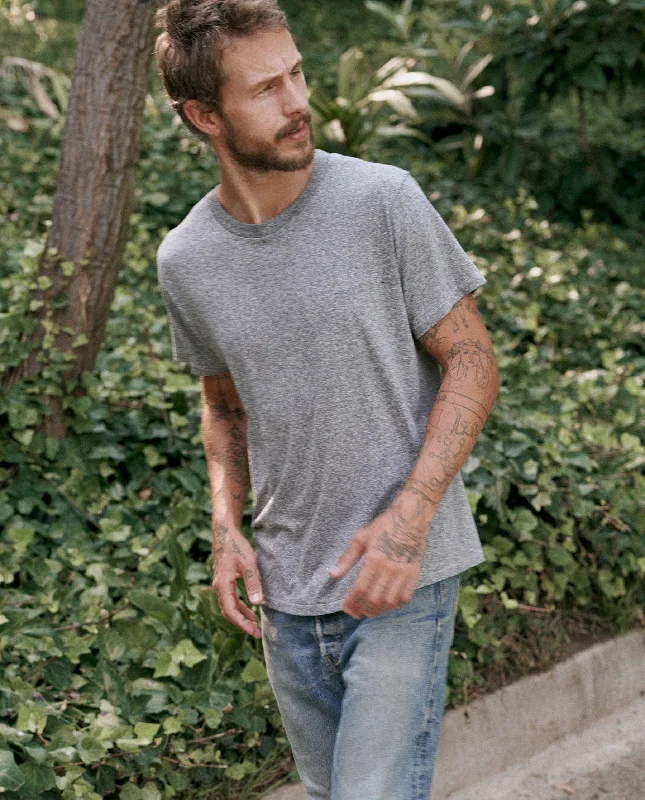 The Men's Slim Tee. -- HEATHER GREY