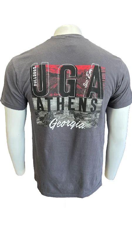 UGA Panos Short Sleeve T-Shirt Graphic Tee