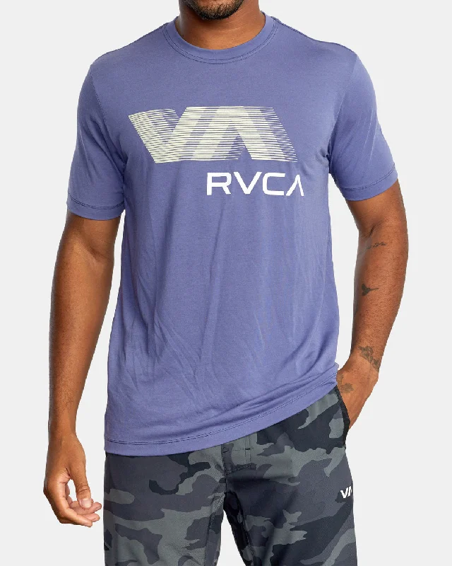 VA RVCA Blur Short Sleeve Performance Tee - Imperial