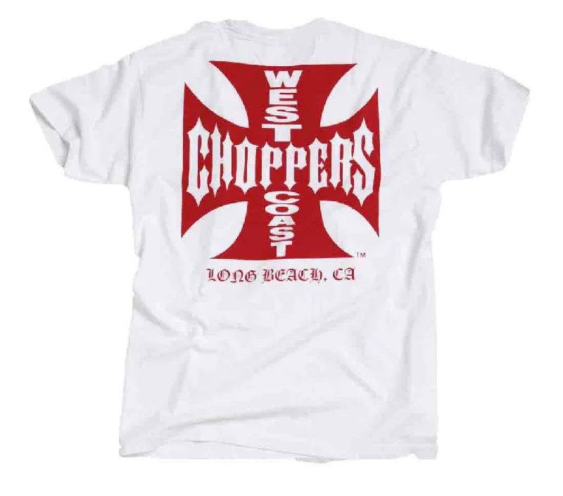 West Coast Choppers OG Classic Tee - White Red